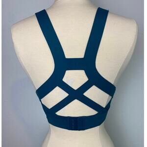 Athleta Sz Small Teal Support Sports Bra